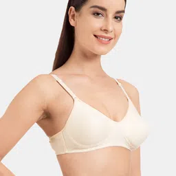 Tweens Pack Of 2 Full Coverage Non Padded Seamless Cotton T-shirt Bra With All Day Comfort image 2