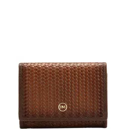 Da Milano Men Ethnic Motifs Textured Leather Two Fold Wallet-image-60
