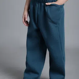 MINI & MING Girls Relaxed Low-Rise Easy Wash Pleated Trousers image 3