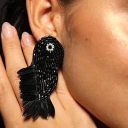 PATOLA BY VJ Contemporary Drop Earrings image 5