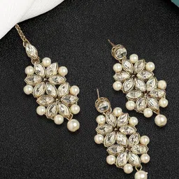 Anouk Kundan Studded & Pearls Beaded Jewellery Set-picture-10