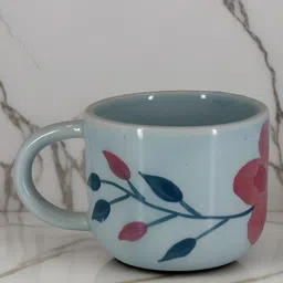 The Decor Lane Blue Handcrafted and Hand Painted Printed Ceramic Mugs Set of Cups and Mugs-image-93