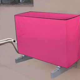 The Furnishing Tree Pink Printed Air Conditioner Cover image 3