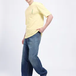 glitchez Typography Printed Drop-Shoulder Sleeves T-shirt image 3