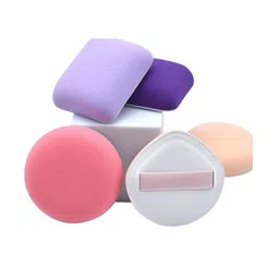 FEELHIGH Set Of 3 Round Beauty Sponge With Case image 1