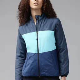 Wildcraft Colourblocked Reflective Strip Padded Jacket-picture-22