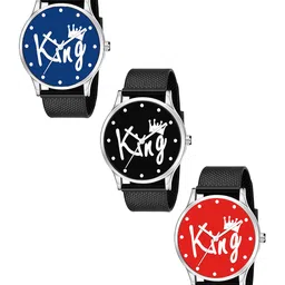 JUST LIKE Unisex Printed Analogue Watch ESPIERS GRAY BELT PU WATCH-picture-35