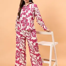 BEACH & HILL Printed Long Sleeves Pure Cotton Shirt With Trousers-picture-30