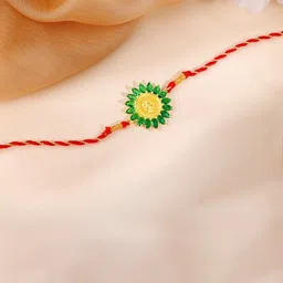 GIVA 925 Sterling Silver Shree Gajanana Thread Rakhi-picture-47