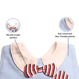 The Little Lookers Infant Bow Tie Printed Bib image 4