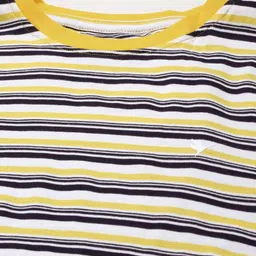 AMSWAN Men Striped Pockets T-shirt image 3