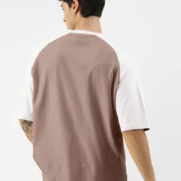 Maniac Men Typography Printed Round Neck Cotton Oversized T-shirt image 5