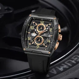 Naviforce Men Brass Embellished Dial & Straps Analogue Chronograph Watch NF8052 BRGB-picture-17