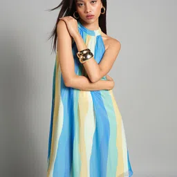 AND Striped A-Line Dress image 4
