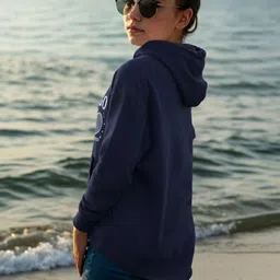 Dagcros Girls Printed Hooded Sweatshirt image 4