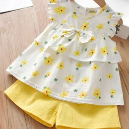 INCLUD Girls Printed Top with Shorts-picture-39
