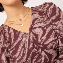 DressBerry Old-School Elegance Visual Rhythm Dress image 3