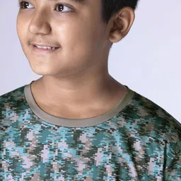 UMILDO Boys Printed T-shirt with Shorts image 2