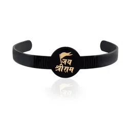 MEMOIR Black Jai Shri Ram Kada Cuff Bracelet-picture-20