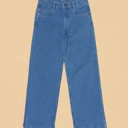 Pantaloons Junior Girls Flared Slash Knee Jeans image 4