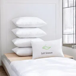 soft snooze Microfibre Sleeping Pillow Pack of 5 Solid Luxury-picture-18