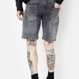 max Men Washed Denim Shorts Technology image 5