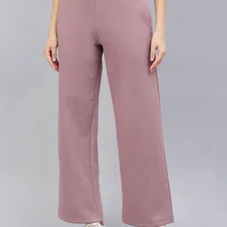 98 Degree North Women Flared Fit Mid-Rise Trousers-image-50