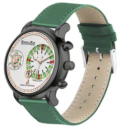 DOUBLERUN Men Dial & Leather Textured Straps Analogue Multi Function Watch H05N19092-picture-16