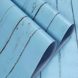ANNA CREATIONS Blue & Black Self-Adhesive Waterproof PVC Wallpaper-image-37