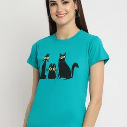 Dreambe Women Typography Printed T-shirt image 3