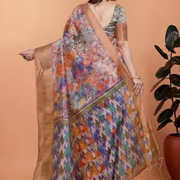 LALITATEX Silk Blend Saree image 2