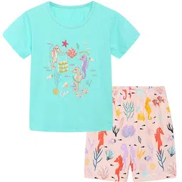 StyleCast Girls Printed T-shirt with Shorts-image-60