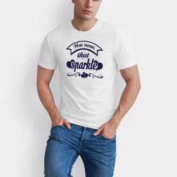 Seekbuylove Men Typography Printed Bio Finish T-shirt image 2