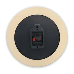 OLIVE TREE Multicoloured & White Round Modern Wall Clock image 4