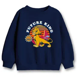 x2o Kids Animal Graphic Printed Round Neck Cotton Sweatshirt-picture-29