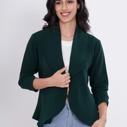 Belfry Shawl Collar Open Front Blazers-picture-28