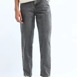 Flying Machine Women High-Rise Light Fade Stretchable Jeans-image-87