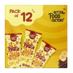 Better Food Factory -Protein Bar with 10G Protein & 8G Fiber Each - Healthy and Tasty Protein Bar (Date Sweetened) - With No Added Sugar, No Trans Fat, No Cholesterol and No Preservertives |Choco Banana-image-33