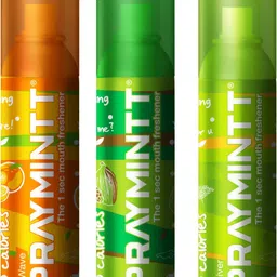 spraymintt 1 Second Instant Mouth Freshener Combo - Orangewave + Elaichill + Saunfshiver Spray-picture-34