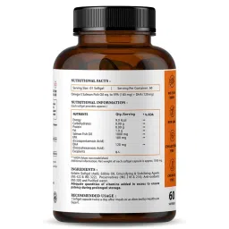 Nirvasa Omega 3 Salmon Fish Oil Capsules 60 X 3 image 2