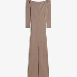 Bershka Women Off-Shoulder Bodycon Maxi Dress image 3