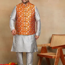 Sztori Woven Design Nehru Jacket-picture-26