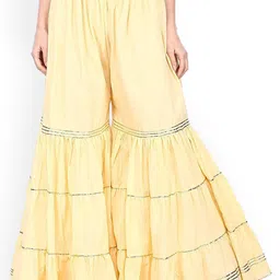 SRISARAS Women Regular Fit Mid-Rise Trousers-image-57