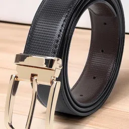 Roadster Men Textured PU Reversible Formal Belt-picture-44