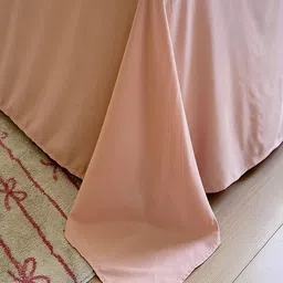 JC HOME Pink & White Floral Printed AC Room Single Bedding Set image 2