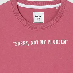 max Boys Printed Round Neck Pullover Sweatshirt image 3