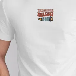 Seekbuylove Men Typography Printed Bio Finish T-shirt image 4