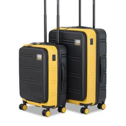 Urban Jungle Hold-All Set Of 2 Hard-Sided Cabin & Medium Trolley Suitcase-image-20