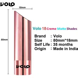VOLO Set Of 3 Creme Matte Lipstick  3.5 g Each - Shades 631 632 & 637 image 4