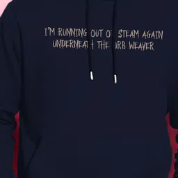 MaverIQ Men Printed Hooded Sweatshirt image 3